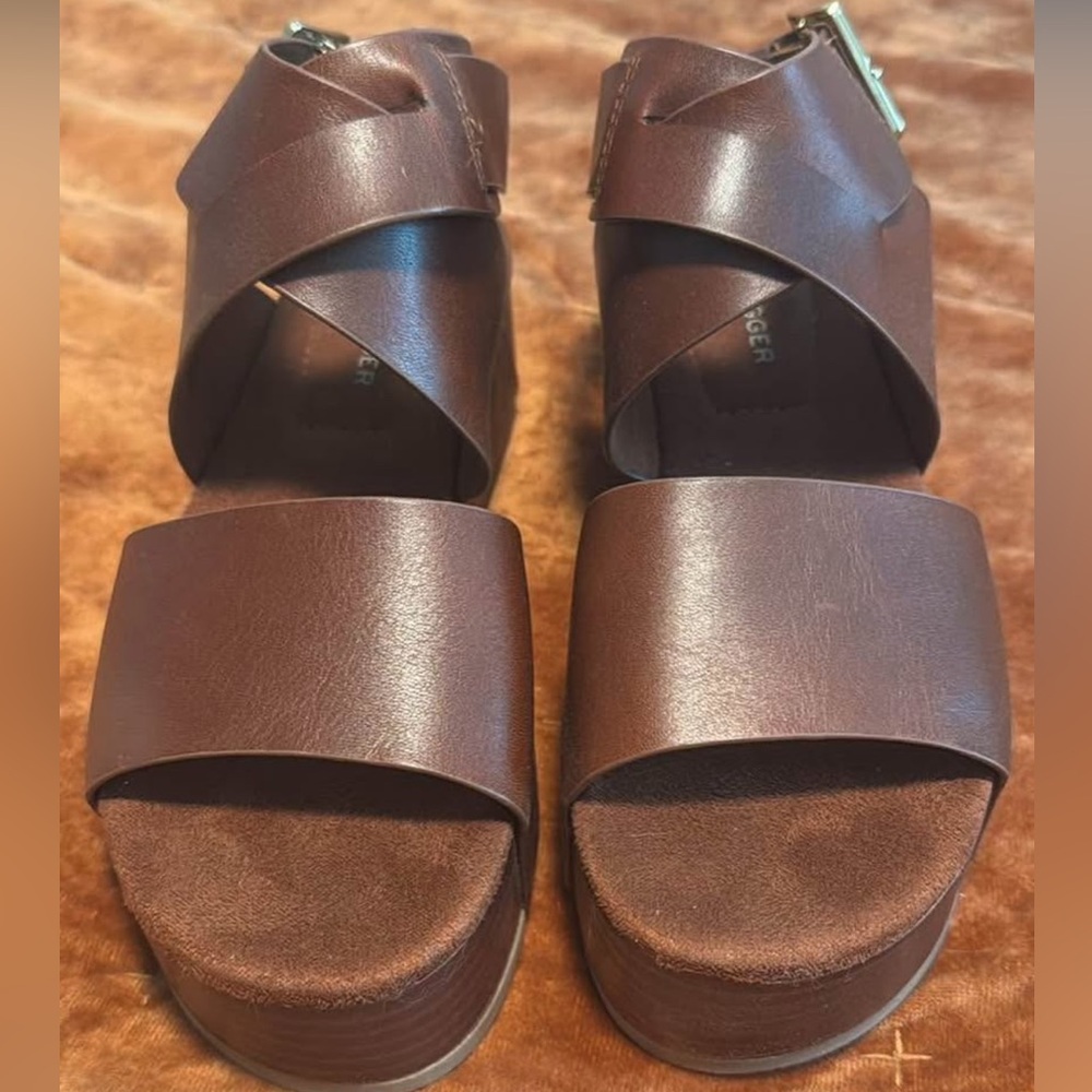 Kelsi Dagger Brown Platform Sandals